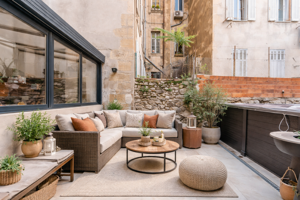 Esprit maison en ville — Duplex avec jardin 13008 Marseille