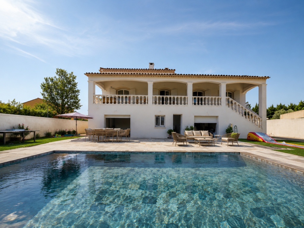 Propriété d’Exception au Cœur de Cavaillon – Maison de Standing, Piscine Miroir & Double Potentiel Locatif